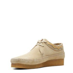 Clarks Taupe Weaver Oxfords